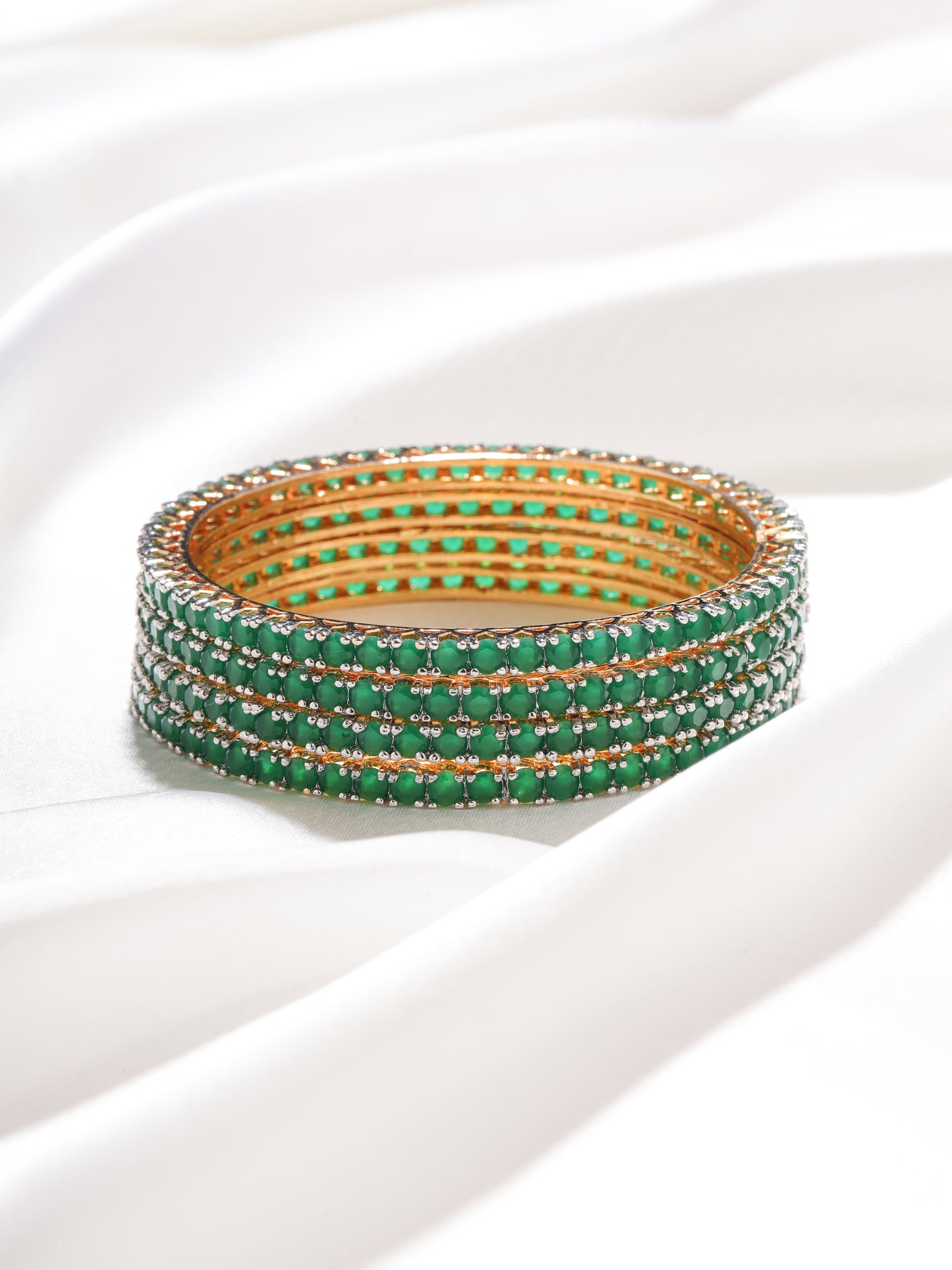 EMERALD GREEN BANGLES
