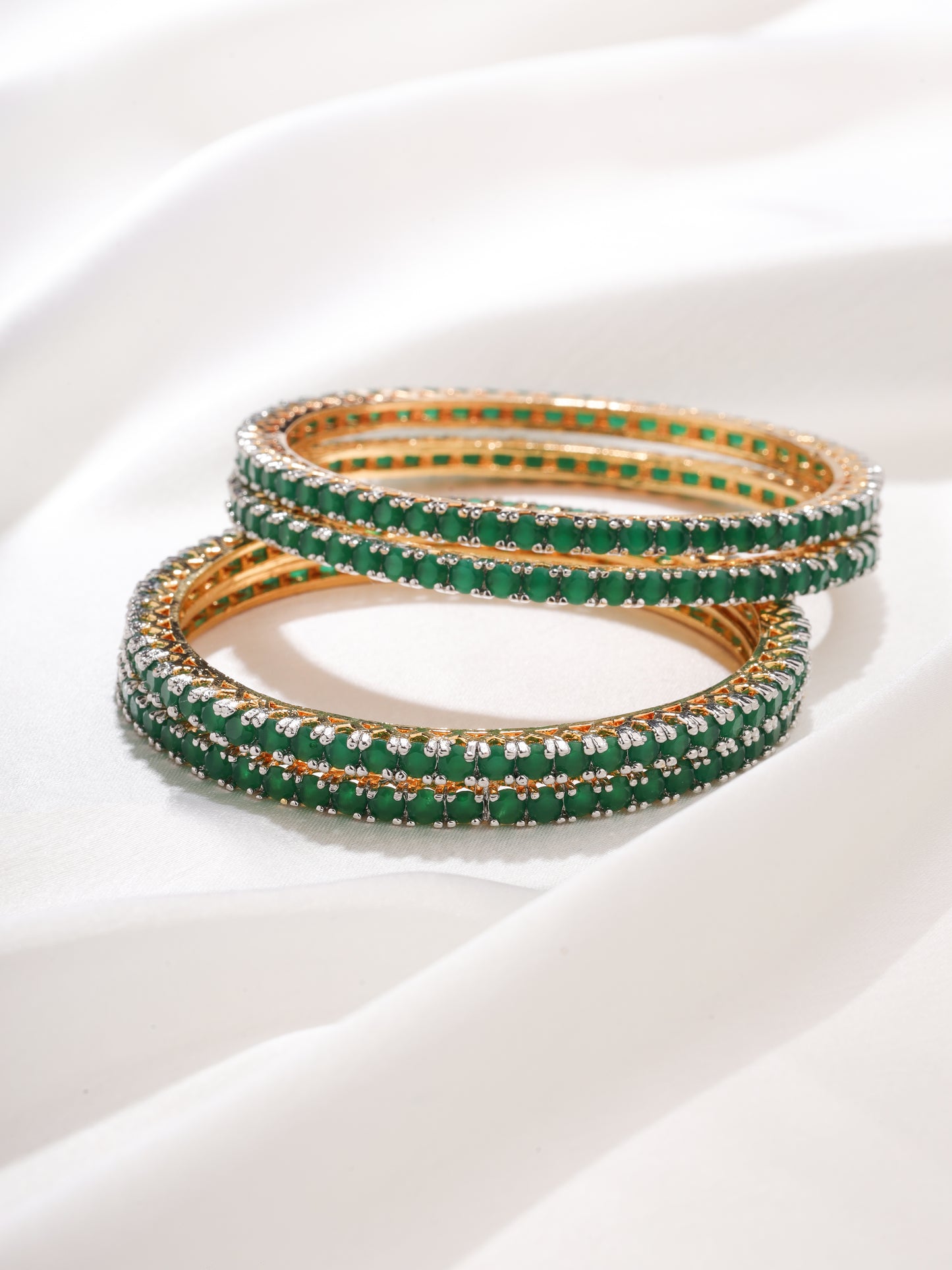 EMERALD GREEN BANGLES