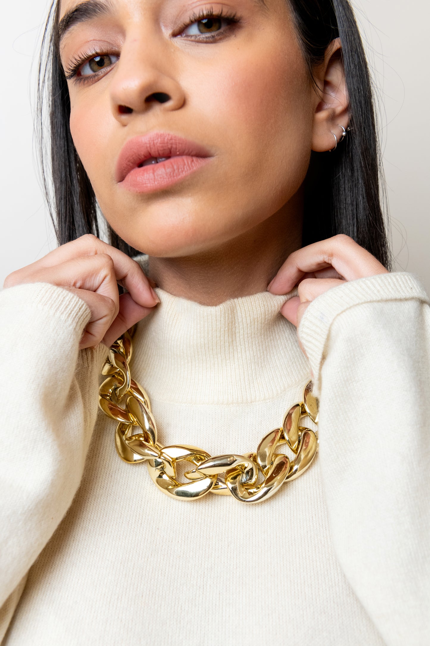 RETRO THICK CUBAN NECKLACE GOLD