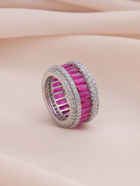 BLUSH CRYSTAL RING