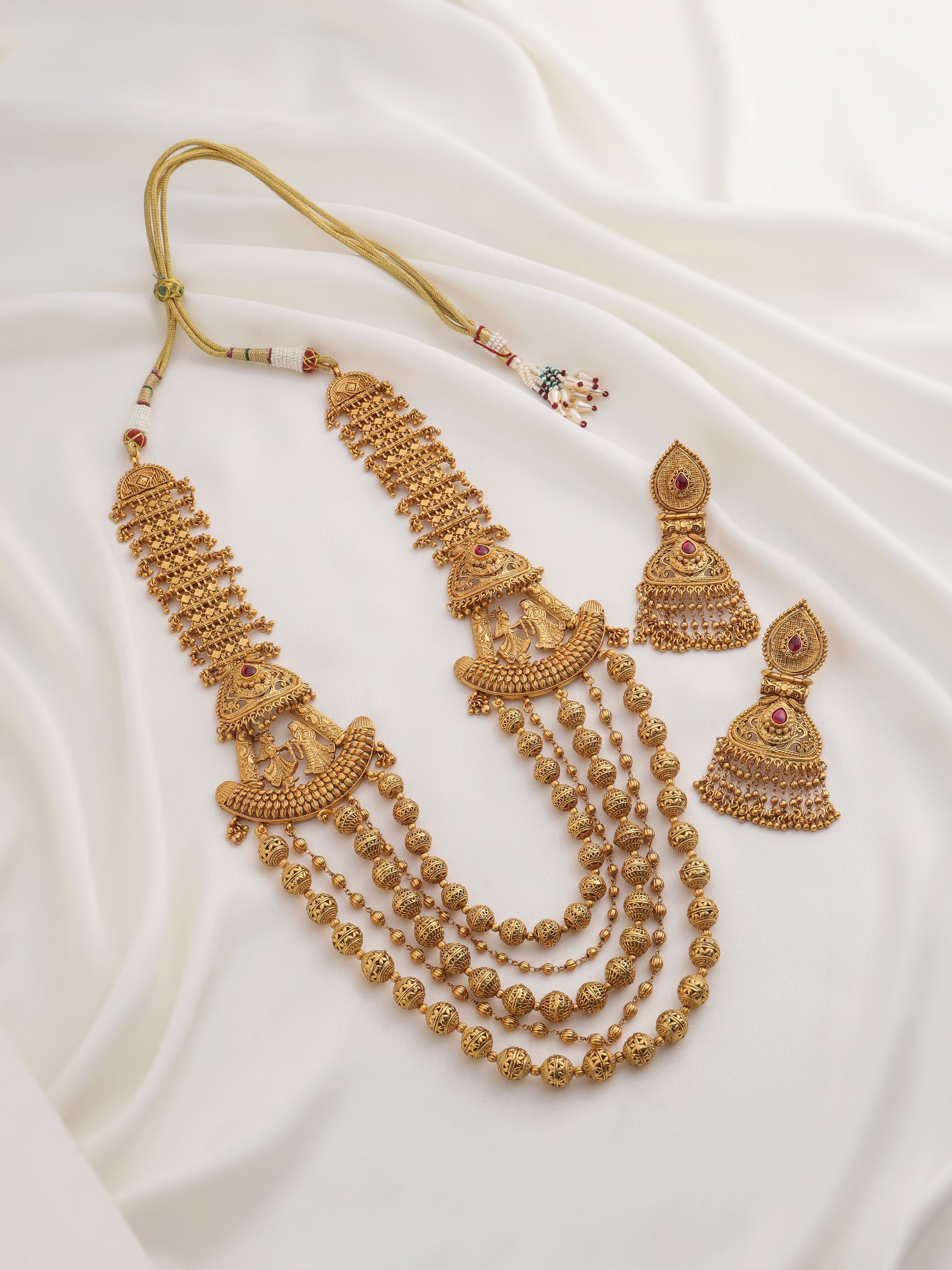 DRIPPING GOLD TEMPLE SET – Kavita Bali Designs