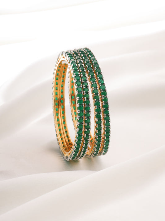 EMERALD GREEN BANGLES