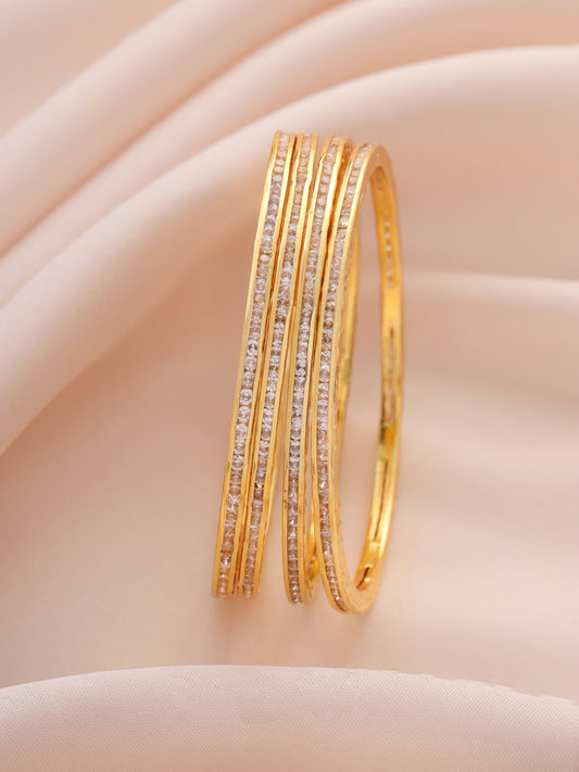 RIVIERA SPARKLE BANGLES (SET OF 4)